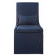 Uttermost - 23726 - Armless Chair - Coley - Blue Linen