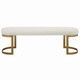Uttermost - 23757 - Bench - Infinity - Antique Gold Leaf
