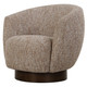 Uttermost - 23842 - Swivel Chair - Dunes - Dark Walnut