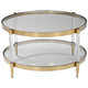 Uttermost - 24895 - Coffee Table - Kellen - Stainless Steel