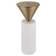 Uttermost - 25250 - Drink Table - Top Hat - Brushed Brass