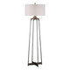 Uttermost - 28131 - One Light Floor Lamp - Adrian - Aged Gun Metal