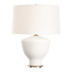 Uttermost - 30446-1 - One Light Table Lamp - Maisie - Satin White Accented With Brass Plated