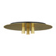 Visual Comfort Modern - 700FMPNT16NB-LED930 - LED Flush Mount - Ponte - Natural Brass