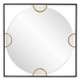 Uttermost - 09958 - Mirror - Hinson - Satin Black