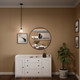 Jolie One Light Mini Pendant (43640BK)