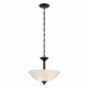 Kichler - 43641BK - Two Light Pendant/Semi Flush - Jolie - Black