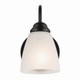 Jolie One Light Wall Sconce (45637BK)