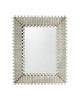 Currey and Company - 1000-0171 - Mirror - Daze - White/Antique Brass