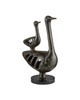 Currey and Company - 1200-1057 - Sculpture - Duck Family - Bronze