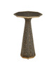 Currey and Company - 4000-0252 - Accent Table - Castor - Iron/Bronze/Smoke