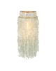 Currey and Company - 5000-0287 - One Light Wall Sconce - Verre de Mer - Seaglass/Contemporary Gold​
