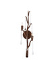 Currey and Company - 5000-0291 - Two Light Wall Sconce - Morning Grove - Rhine Gold/Clear