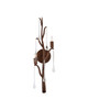 Currey and Company - 5000-0292 - Two Light Wall Sconce - Morning Grove - Rhine Gold/Clear