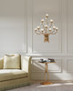 Star Magnolia Ten Light Wall Sconce (5000-0299)