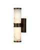 Currey and Company - 5800-0078 - LED Wall Sconce - Brenham - Natural/Oil Rubbed Bronze