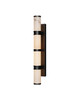 Currey and Company - 5800-0081 - LED Wall Sconce - Brenham - Natural/Oil Rubbed Bronze