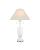 Currey and Company - 6000-1066 - Two Light Table Lamp - Classico - White/Clear/Polished Nickel