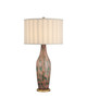 Currey and Company - 6000-1068 - One Light Table Lamp - Brielle - Pale Pink/Green/Brown/Gold Leaf