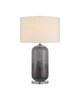 Currey and Company - 6000-1071 - One Light Table Lamp - Lewes - Gray/Clear/Polished Nickel