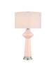 Currey and Company - 6000-1073 - One Light Table Lamp - Henrietta - Pink/Clear