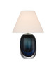 Currey and Company - 6700-0019 - LED Table Lamp - Danza - Blue/Clear/Polished NIckel