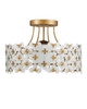 Spring Flower One Light Semi-Flush Mount (9000-1345)