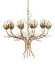 Star Magnolia Ten Light Chandelier (9000-1359)