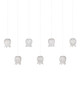 Polpo Seven Light Pendant (9000-1410)