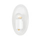Mitzi - H559101-AGB/CGW - One Light Wall Sconce - Joyce - Aged Brass/Ceramic Gloss White
