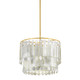 Mitzi - H715803-AGB - Three Light Pendant - Melisa - Aged Brass