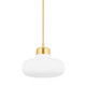 Mitzi - H785701-AGB - One Light Pendant - Eliana - Aged Brass
