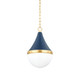 Mitzi - H787701S-AGB/SNY - One Light Pendant - Ciara - Aged Brass
