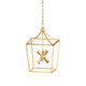 Mitzi - H807706S-VGL - Six Light Lantern - Kendall - Vintage Gold Leaf