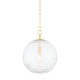 Mitzi - H815701L-AGB - One Light Pendant - Sara - Aged Brass