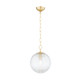 Mitzi - H815701S-AGB - One Light Pendant - Sara - Aged Brass