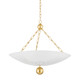 Mitzi - H846703-VGL/SWH - Three Light Pendant - Amali - Vintage Gold Leaf