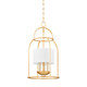 Mitzi - H871703-VGL - Three Light Lantern - Delia - Vintage Gold Leaf