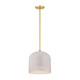 Mitzi - H884701S-AGB/SPG - One Light Pendant - Liba - Aged Brass