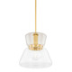 Mitzi - H910701L-AGB - One Light Pendant - Elodie - Aged Brass