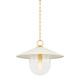 Mitzi - H926701S-AGB/SCR - One Light Pendant - Ressi - Aged Brass
