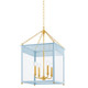 Mitzi - H932704L-AGB/SAO - Four Light Lantern - Rosalie - Aged Brass
