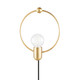 Mitzi - HL638201-AGB - One Light Wall Sconce - Darcy - Aged Brass