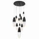 Eurofase - 43859-022 - 12 Light Chandelier - Ecrou - Matte Black