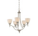 Herndon Five Light Chandelier (1-1001-5-SN)