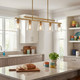 Calhoun Five Light Linear Chandelier (1-1023-5-322)