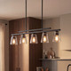 Calhoun Five Light Linear Chandelier (1-1023-5-89)