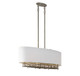 Savoy House - 1-1065-4-10 - Four Light Linear Chandelier - Cameo - Campagne Luxe