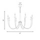 Stonecrest Eight Light Chandelier (1-1202-8-89)