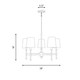 Brody Five Light Chandelier (1-1630-5-143)